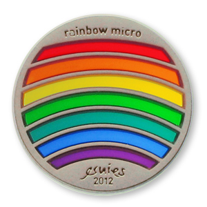 rainbow micro geocoin